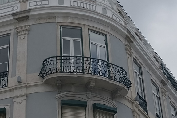 Pormenor Janela Edificio Antigo Lisboa